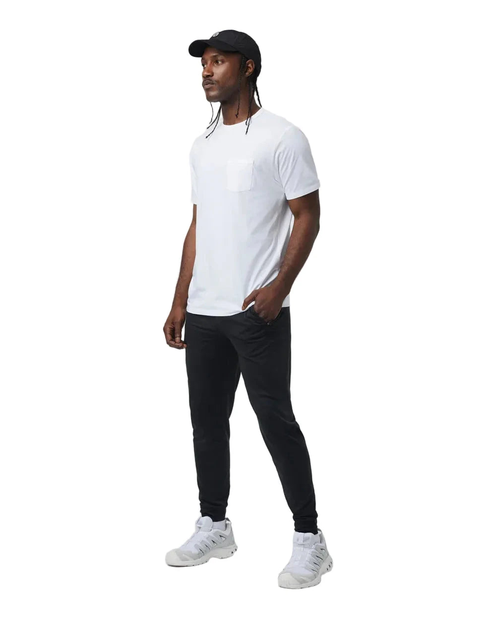 VUORI Ponto Performance Joggers Black Heather Men's Joggers Vuori 