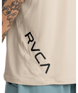 RVCA Sport Vent SL Tank Light Khaki Men's Tank Tops RVCA 