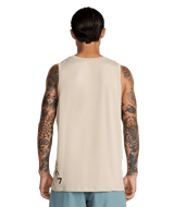 RVCA Sport Vent SL Tank Light Khaki Men's Tank Tops RVCA 