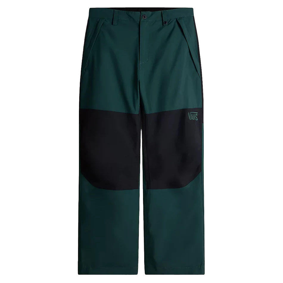 VANS MTE Hellbound Snowboard Pant Black/Green Gables 2025 Men's Snow Pants Vans 
