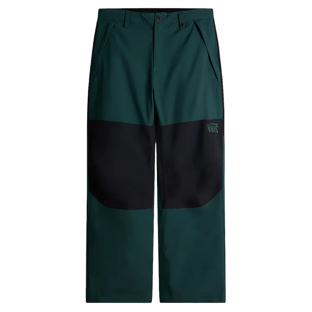 VANS MTE Hellbound Snowboard Pant Black/Green Gables 2025 Men's Snow Pants Vans 
