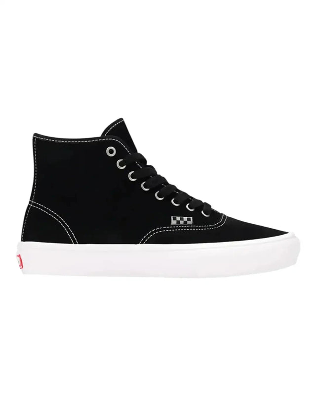 VANS Skate Authentic High Shoe Black Suede Men's Skate Shoes Vans 