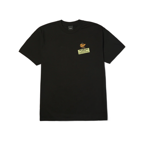 HUF Video Genie T-Shirt Black Men's Short Sleeve T-Shirts Huf 