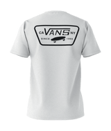 VANS Full Patch Back T-Shirt Vans White/Black Men's Short Sleeve T-Shirts Vans 
