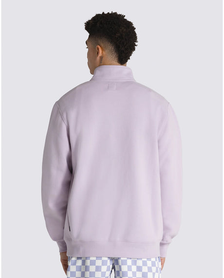 VANS Pocket Quarter Zip Sweater Lavender Frost Men's Sweaters Vans 