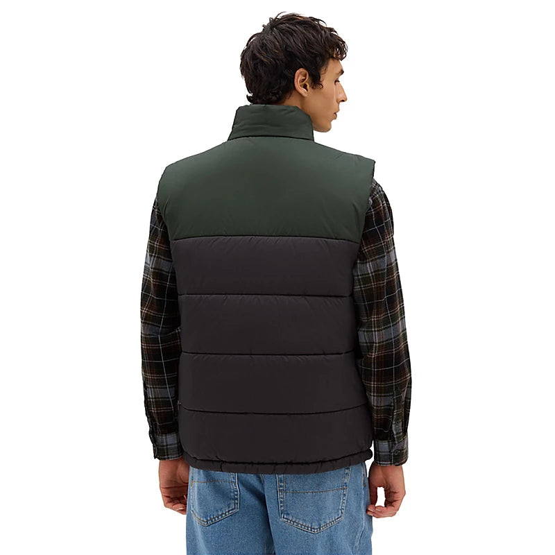 Vans No Hood Norris MTE 1 Puffer Vest Black Deep Forest