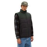 VANS Norris MTE-1 Puffer Vest Black/Green Men's Vests Vans 