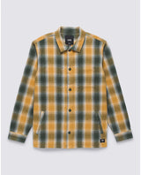 VANS Pemberton Long Sleeve Shacket Deep Forest/Wood Thrush Men's Street Jackets Vans 