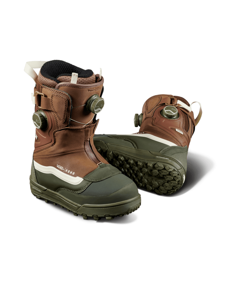 VANS Viaje Range Edition X Hana Beaman Women's Snowboard Boot Grape Leaf/ Brown 2025 Women's Snowboard Boots Vans 