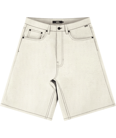 VANS Check-5 Baggy Denim Shorts Natural Seed Men's Walkshorts Vans 