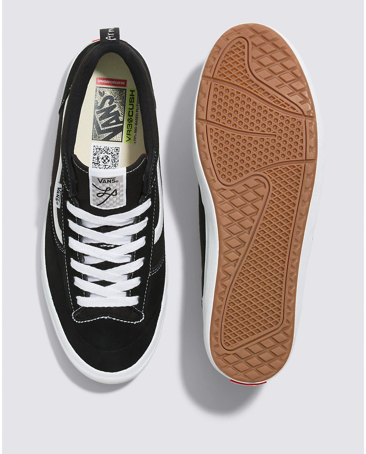 VANS Women's The Lizzie Low Shoes Black/White Women's Skate Shoes Vans 