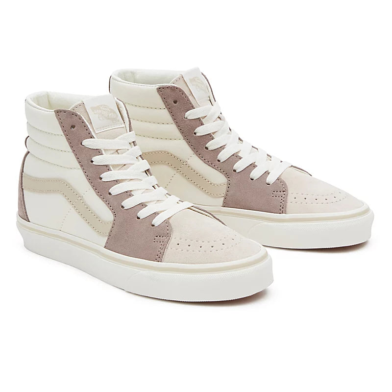 VANS Women's Sk8-Hi Shoes Multi Block Grey Women's Skate Shoes Vans 