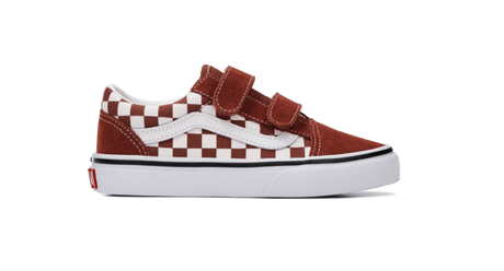 VANS Youth Old Skool Shoe Colour Theory/Checkerboard Rust Youth and Toddler Skate Shoes Vans 