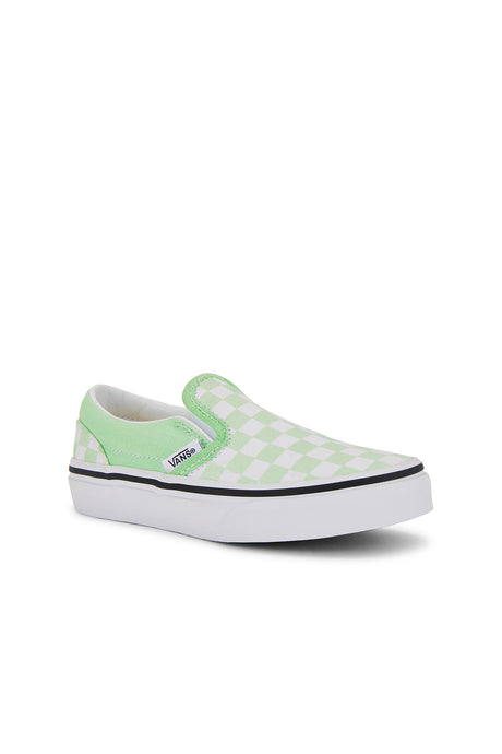 VANS Youth Classic Slip On Shoe Colour Theory Checkerboard Youth and Toddler Skate Shoes Vans 