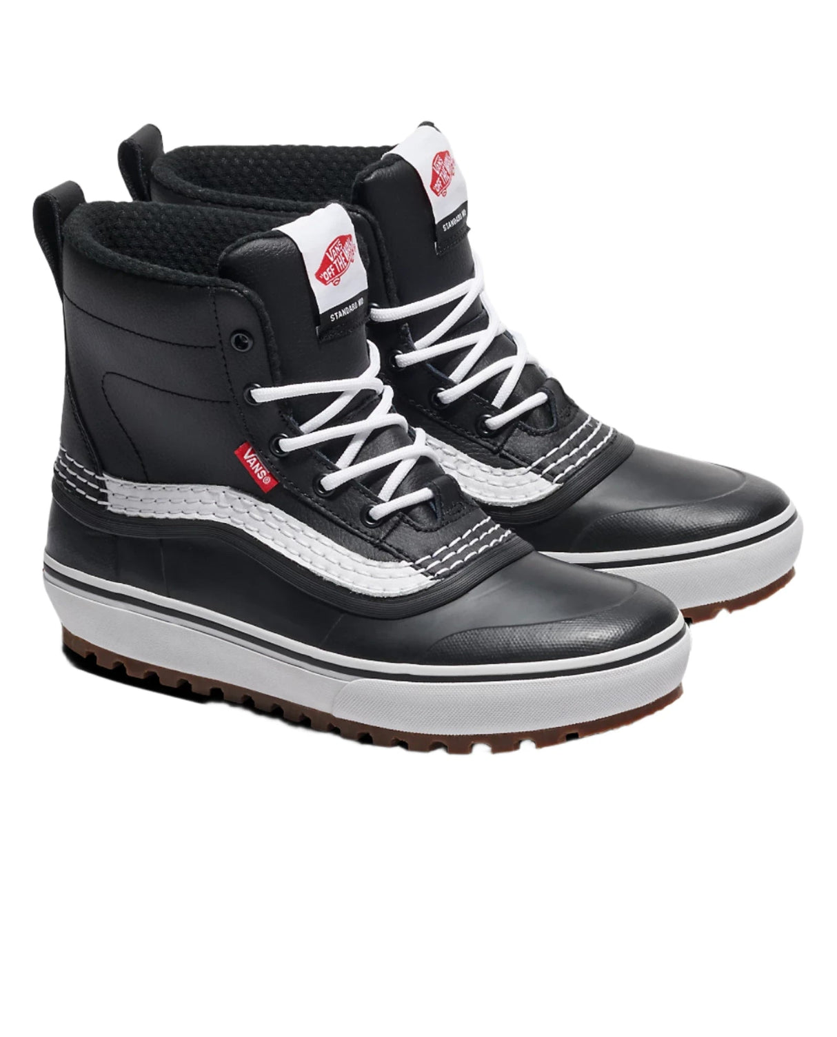 スノーボード VANS STD MID  MTE Black/White22.5cm VANS Standard Mid Snow MTE Boot Black/White – Freeride Boardshop