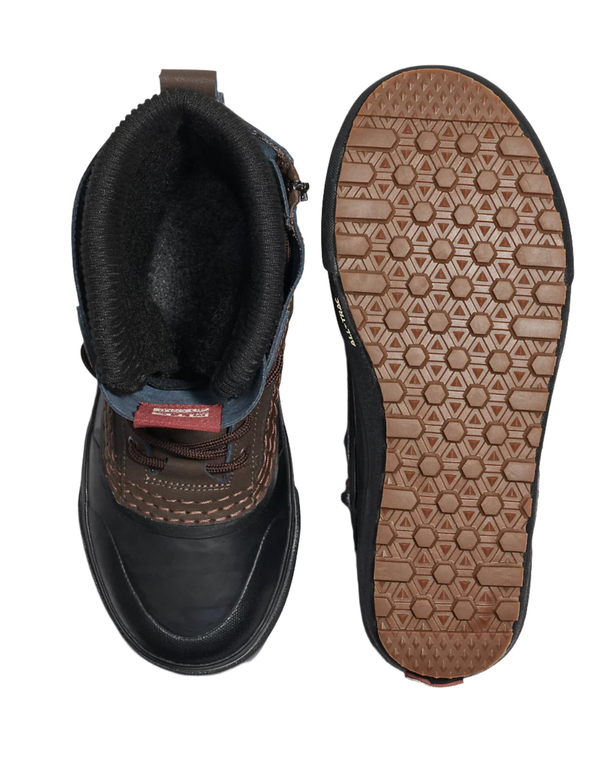 VANS Standard Zip Snow MTE Boot Brown/Black Men's Winter Boots Vans 