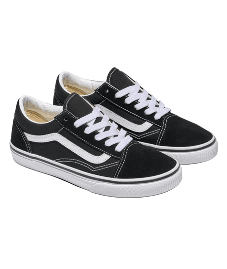 VANS Big Kids Old Skool Shoes Black/White Youth and Toddler Skate Shoes Vans 