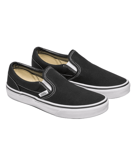 VANS Kids Classic Slip-On Shoes Black Youth and Toddler Skate Shoes Vans 