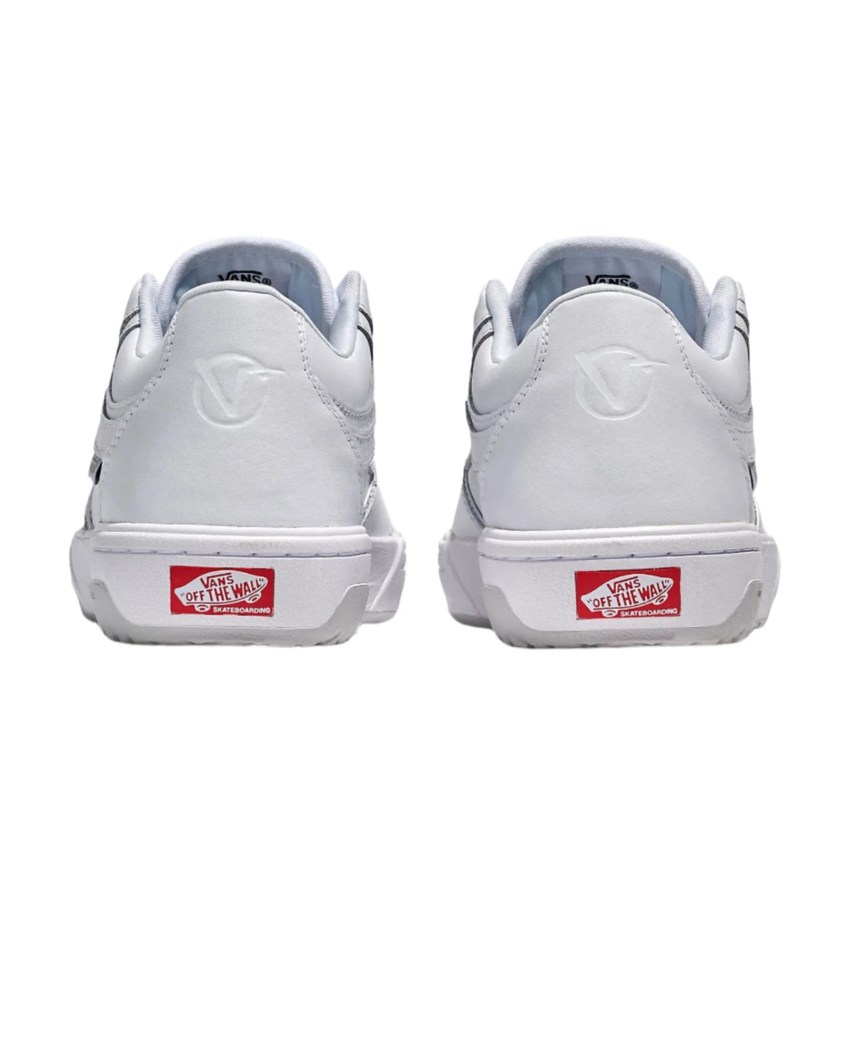 VANS Skate Rowan 2 Shoe Leather/White Men's Skate Shoes Vans 