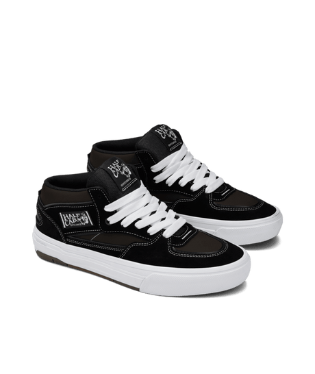 VANS Skate Half Cab Wafflecup Shoes Black/White Men's Skate Shoes Vans 