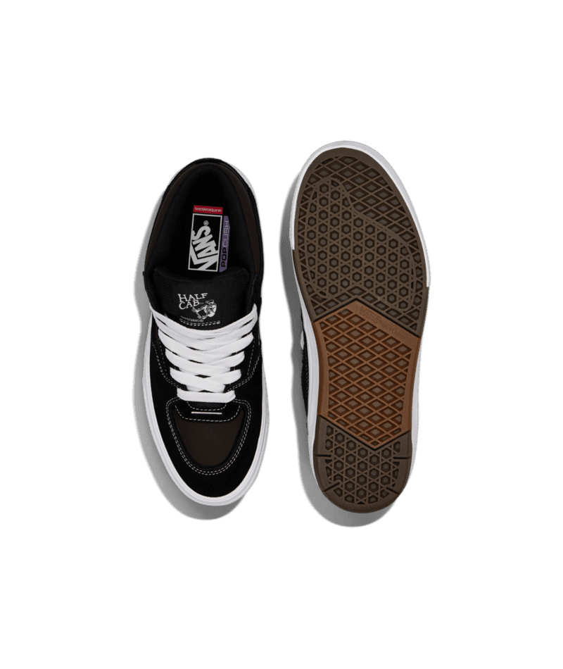 VANS Skate Half Cab Wafflecup Shoes Black/White Men's Skate Shoes Vans 