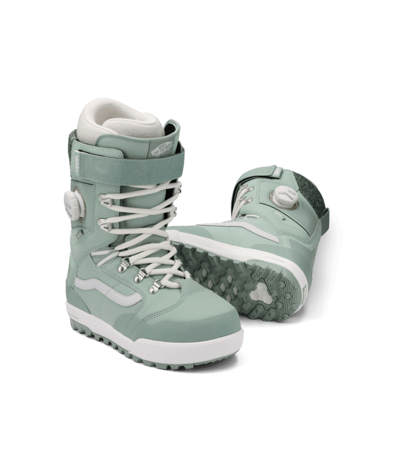 VANS Women's Luna Pro Snowboard Boot 30th Anniversary Olive Grey 2026 Women's Snowboard Boots Vans 