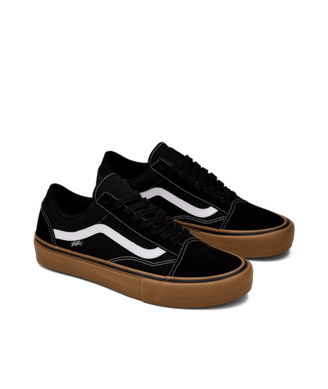 VANS Skate Old Skool Shoes Black/Gum/White Men's Skate Shoes Vans 