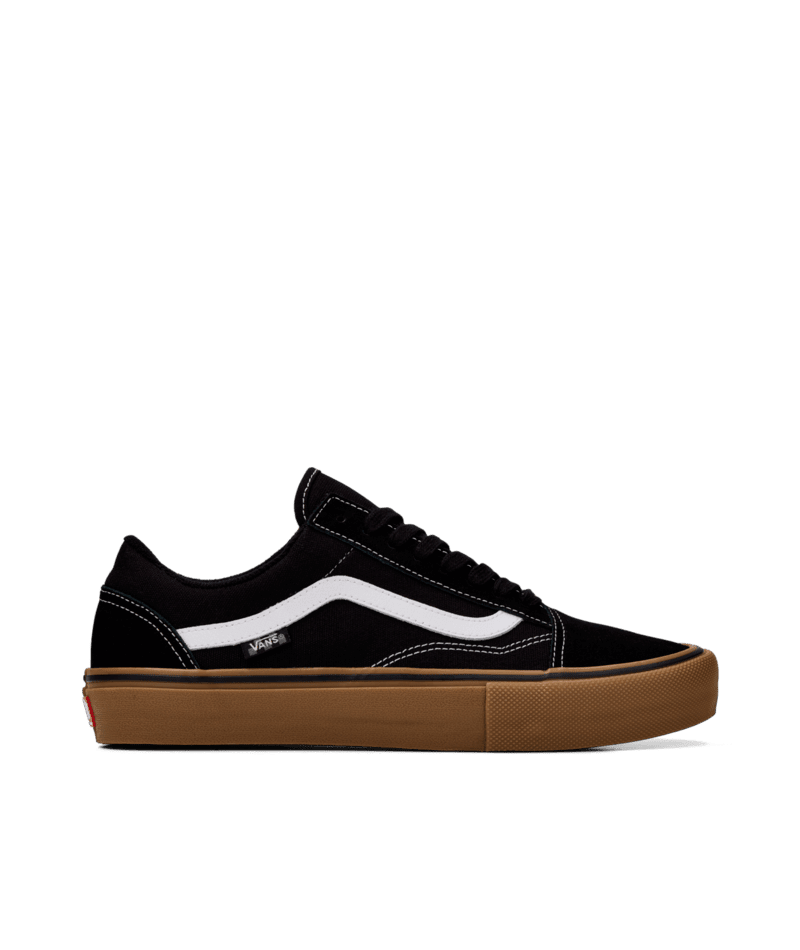 VANS Skate Old Skool Shoes Black/Gum/White Men's Skate Shoes Vans 