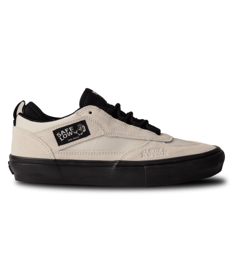 VANS Skate Safe Low Shoe Atiba Bone/White/Black Men's Skate Shoes Vans 
