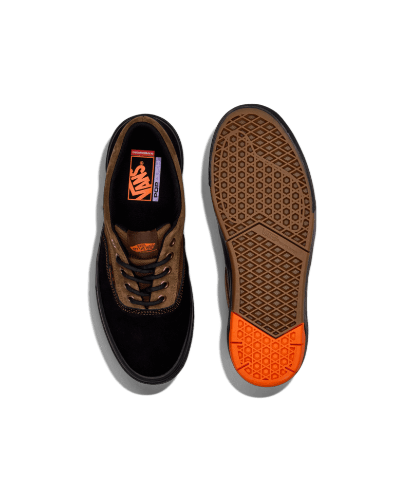 VANS Era Wafflecup Shoes Black/Brown Men's Skate Shoes Vans 