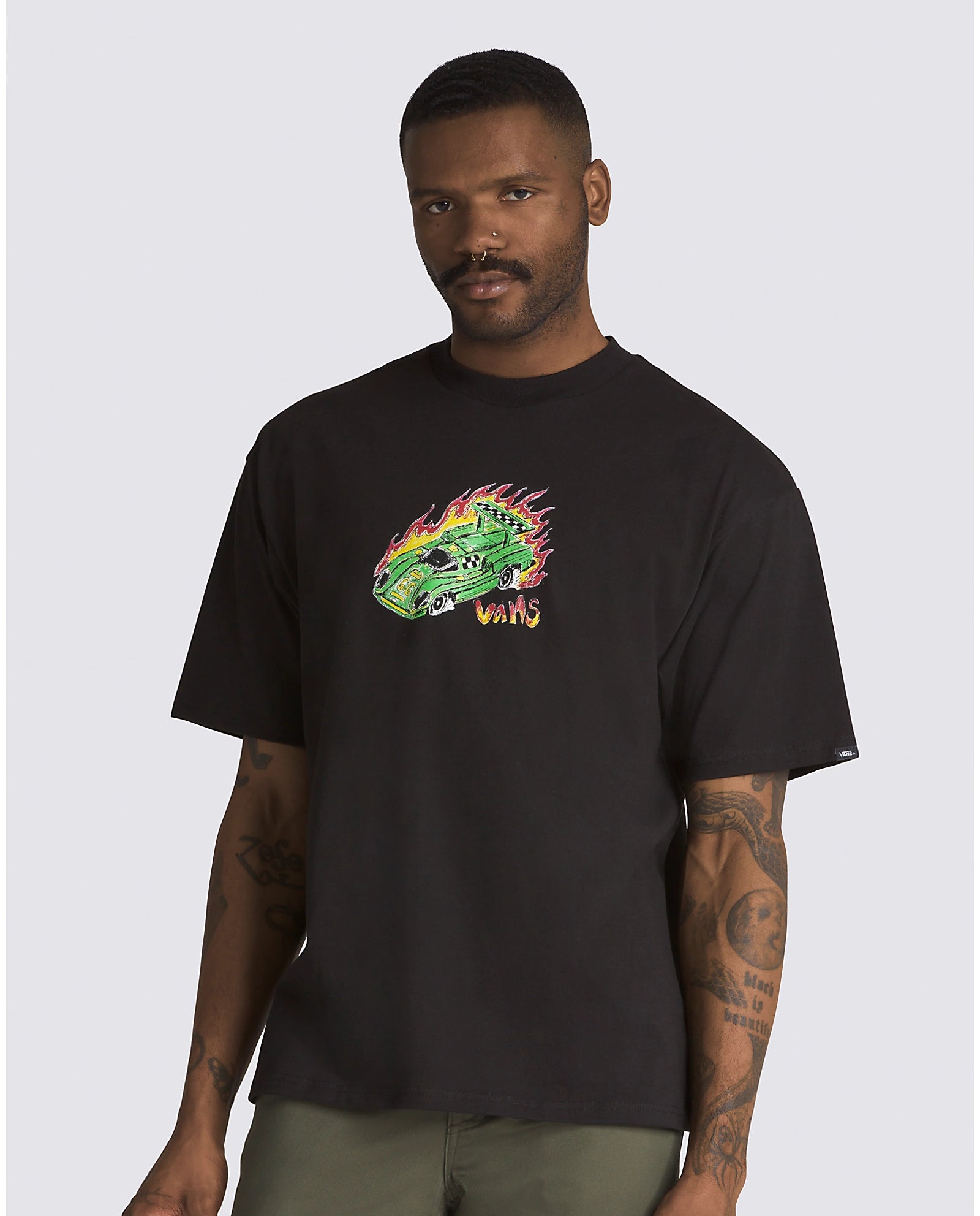 Grey vans t shirt on sale