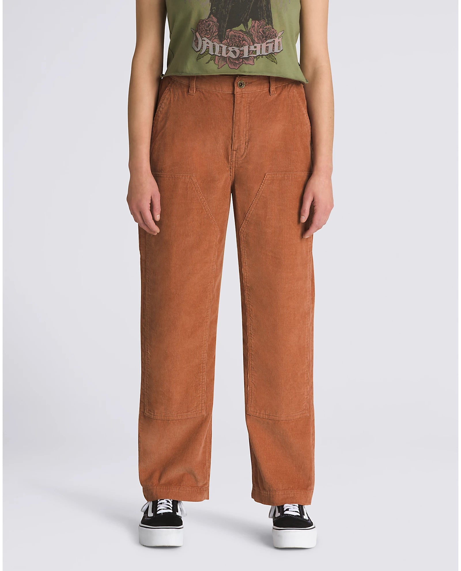 Vans pants womens shop Orange