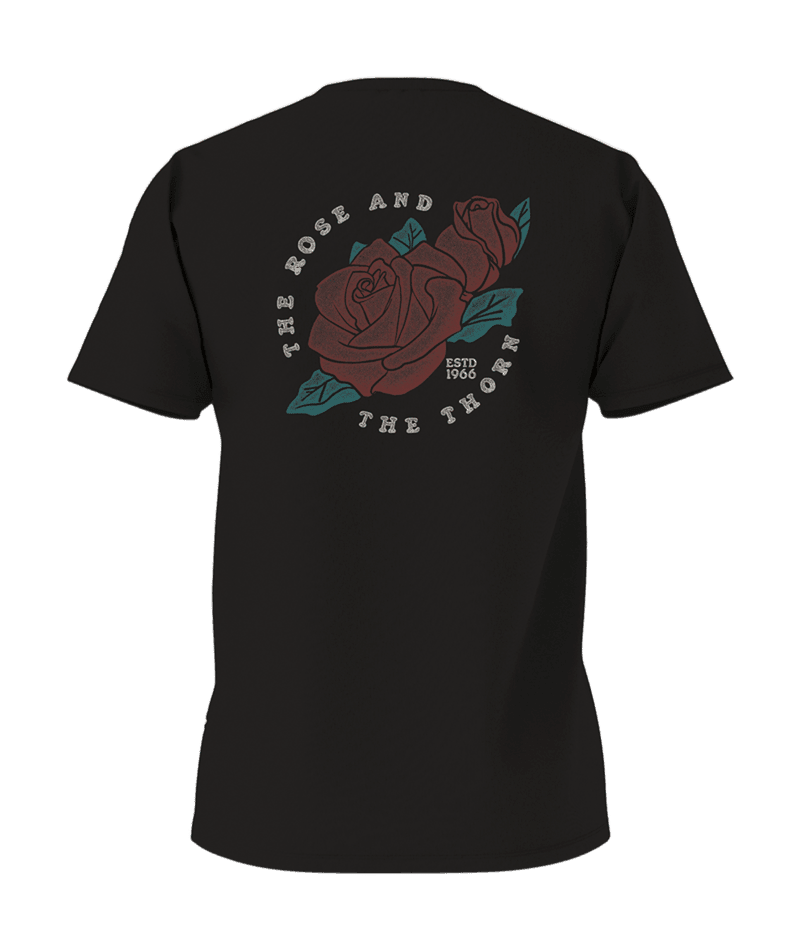 VANS Rosethorn T-Shirt Black Men's Short Sleeve T-Shirts Vans 
