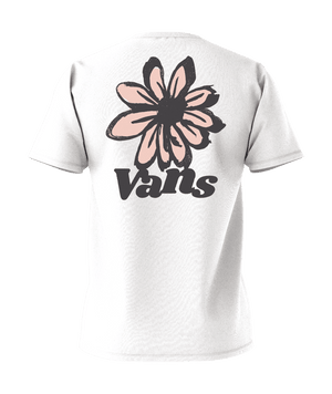 VANS Brush Petal T-Shirt White Men's Short Sleeve T-Shirts Vans 