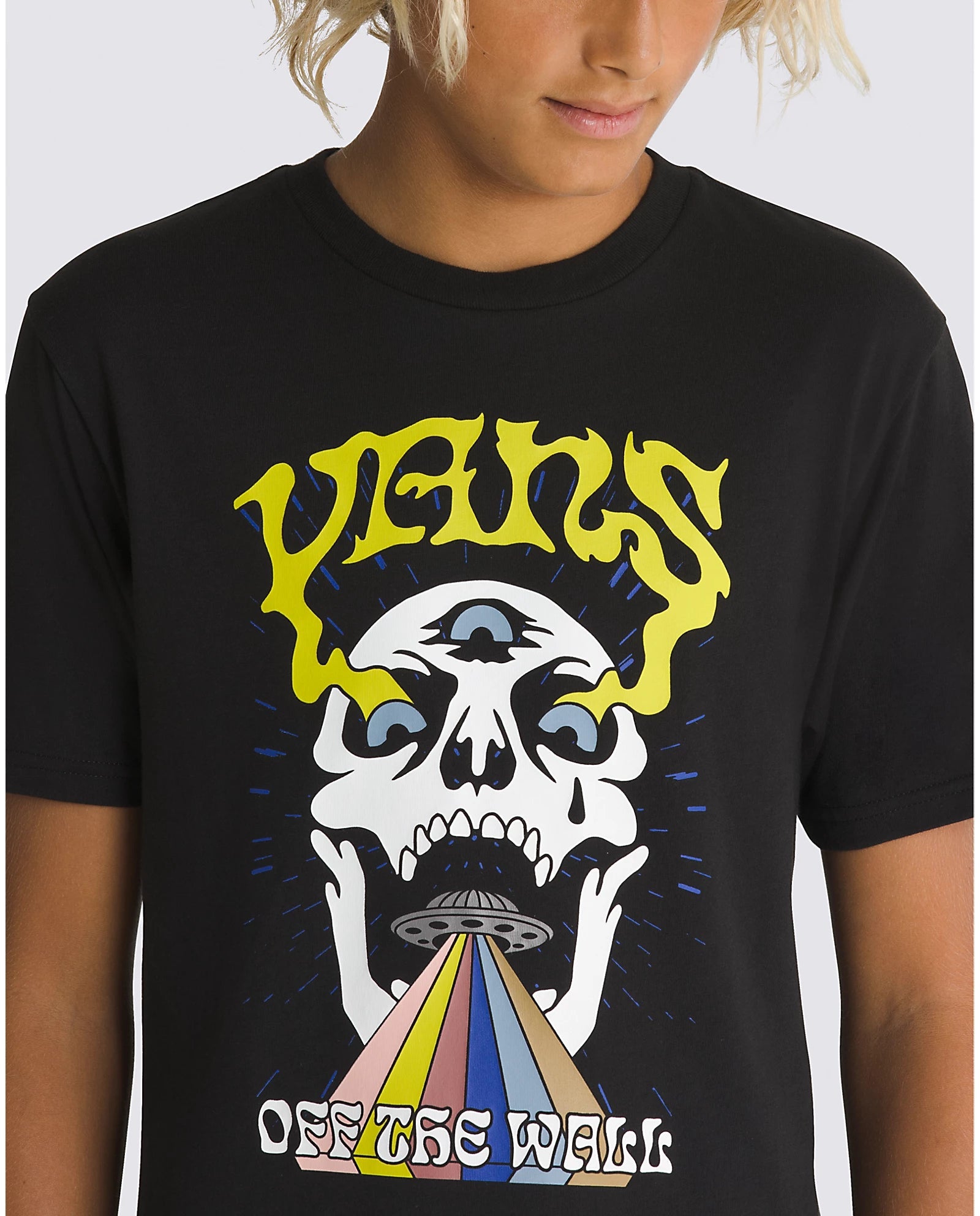 VANS Youth Skull T-Shirt Black Boy's T-Shirts Vans 