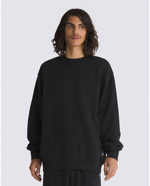 VANS Original Standards Fleece Loose Pullover Crew Sweater Black Men's Sweaters Vans 