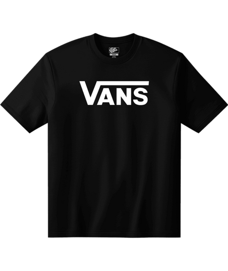 VANS Classic T-Shirt Black/White Men's Short Sleeve T-Shirts Vans 