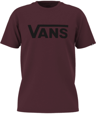 VANS Classic T-Shirt Burgundy/Black Men's Short Sleeve T-Shirts Vans 