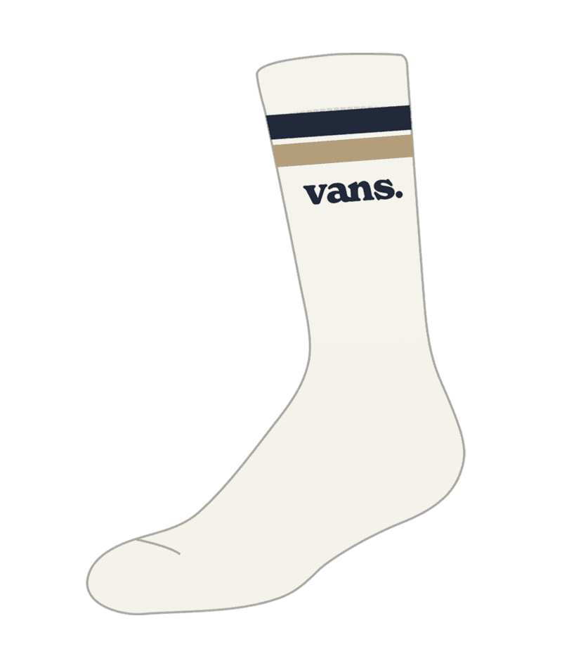 VANS 66' Stripe Crew Socks Marshmallow Men's Socks Vans 