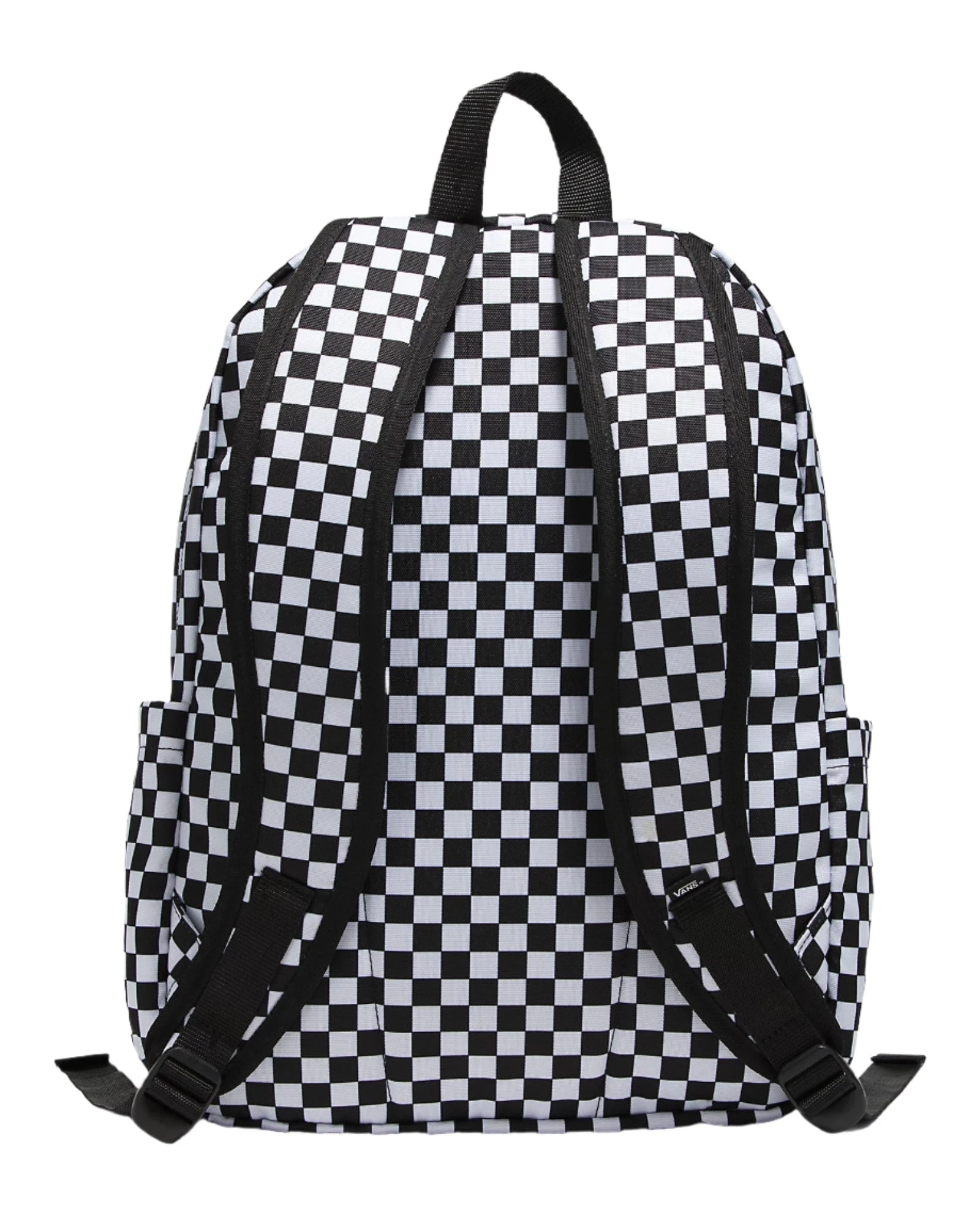 VANS OLD SKOOL CHECK BACKPACK BLACK WHITE