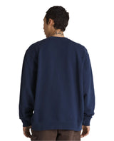 VANS AVE Pullover Crewneck Sweater Dress Blues Men's Crewnecks vans 
