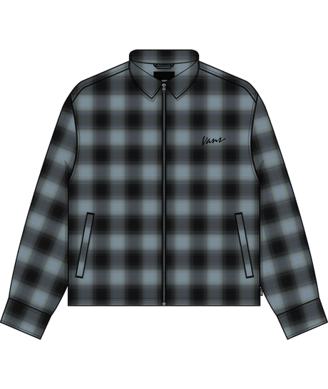 VANS Crestmont Plaid Shacket Parisian Night Men's Street Jackets Vans 