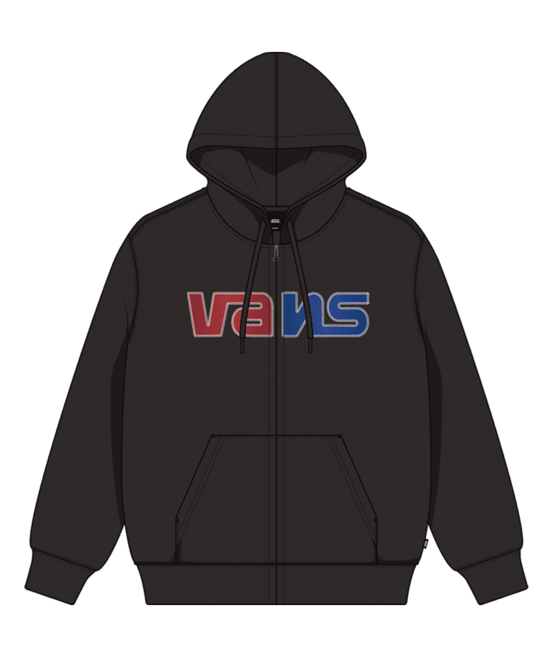 VANS Constant Full Zip Hoodie Black Men's Zip Hoodies Vans 