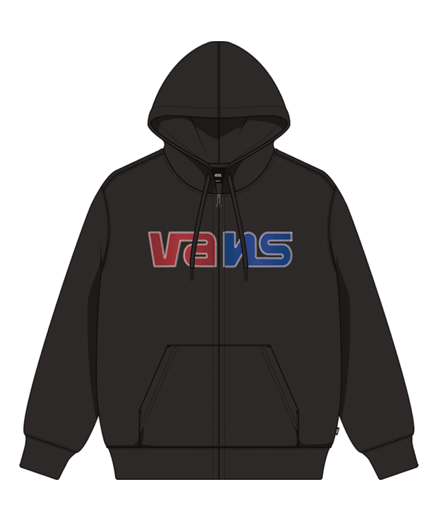 VANS Constant Full Zip Hoodie Black Men's Zip Hoodies Vans 