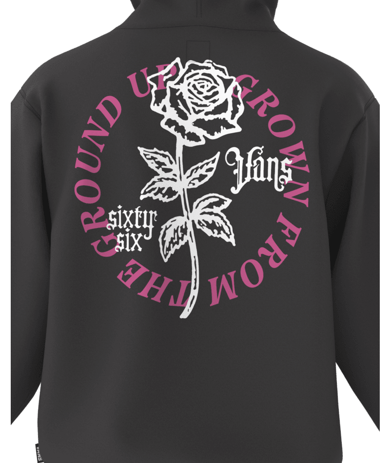 VANS Grown From The Ground Up Pullover Hoodie Black Men's Pullover Hoodies Vans 