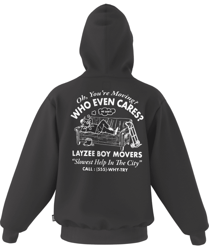 VANS Moving Co. Pullover Hoodie Black Men's Pullover Hoodies Vans 