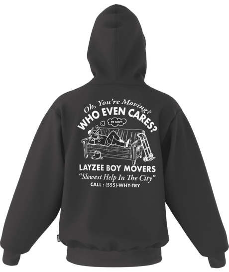 VANS Moving Co. Pullover Hoodie Black Men's Pullover Hoodies Vans 