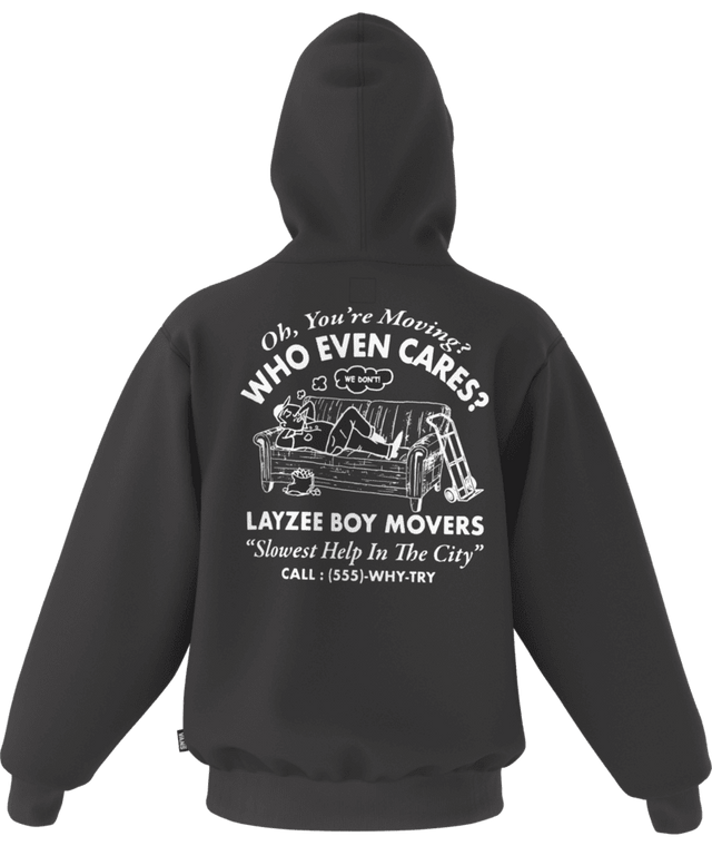 VANS Moving Co. Pullover Hoodie Black Men's Pullover Hoodies Vans 
