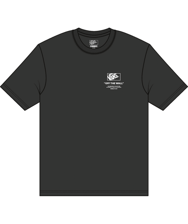 VANS Stacked Hi T-Shirt Black Men's Short Sleeve T-Shirts Vans 