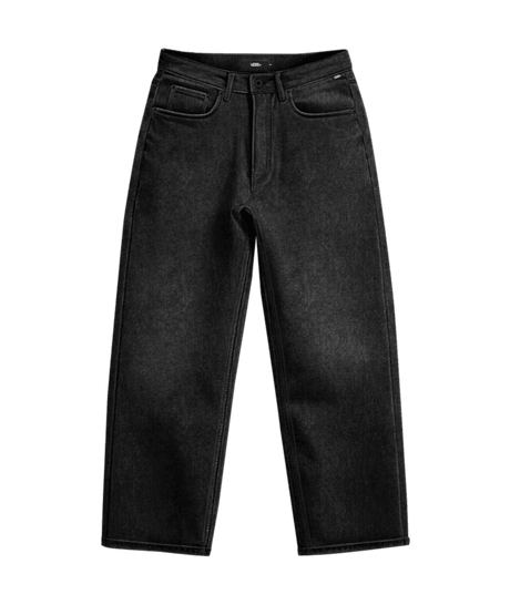 VANS Check-5 Loose Denim Pants Black Men's Denim Vans 